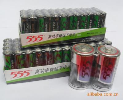 【555電池 555碳性電池 555電池大號/R20S 5號/R6P 7號/R03P】價格,廠家,圖片,深圳市廣百實業-